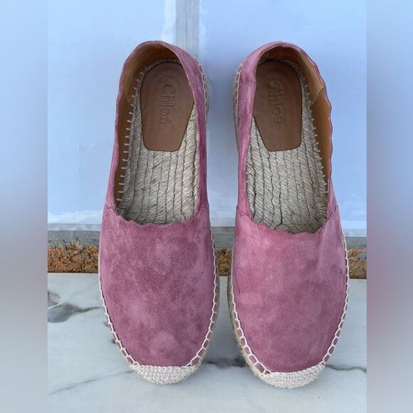 CHLOÉ
'LAUREN' SUEDE ESPADRILLES SIZE 36 - Picture 3 of 12